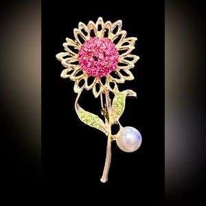 FLOWER PIN BROOCH